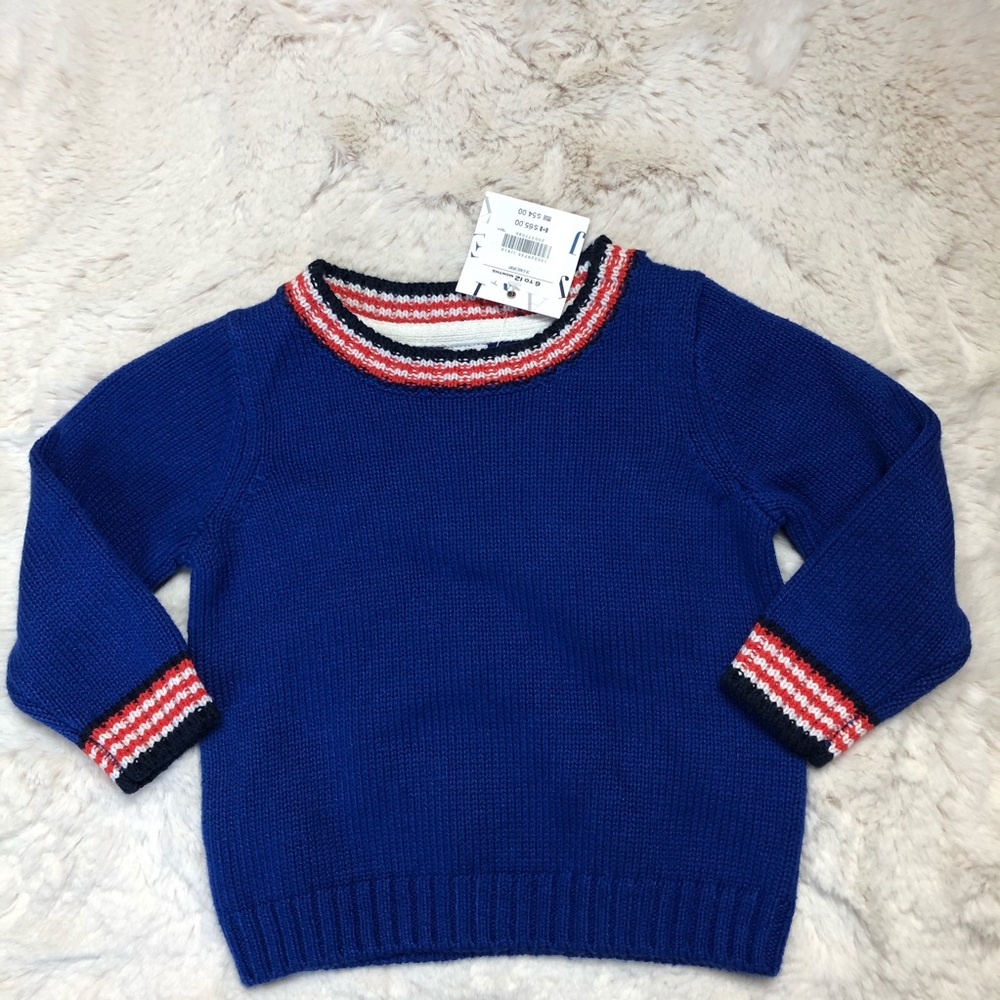 Janie and Jack pullover sweater sz 6-12 Months